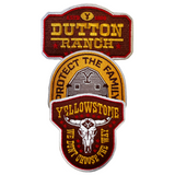 Yellowstone Dutton Ranch Iron On Patches - Pack of 3