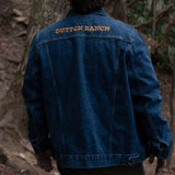 Yellowstone Dutton Ranch Y Logo Embroidered Denim Jacket