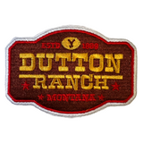 Yellowstone Dutton Ranch Iron On Patches - Pack of 3