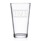 Yellowstone 1923 Logo Laser Engraved Pint Glass