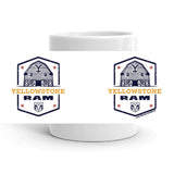 Yellowstone x Ram Barn White Mug