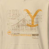 Yellowstone Historic Blueprint Hoodie