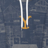 Yellowstone Historic Blueprint Hoodie