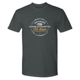 Yellowstone Nothing But Coffee & Cigarettes 'Til Noon Adult Short Sleeve T-Shirt