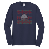 Yellowstone Dutton Ranch Two Color Holiday Barn Adult Long Sleeve T-Shirt