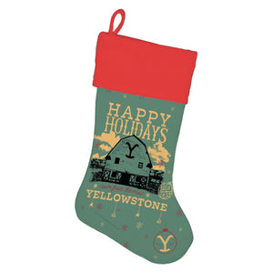 Yellowstone Happy Holidays Stocking