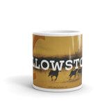 Yellowstone Logo White Mug