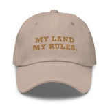 Yellowstone My Land My Rules Classic Dad Hat