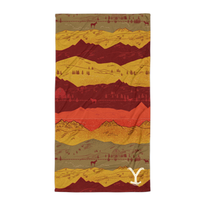 Yellowstone Mountains Beach Towel