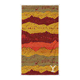 Yellowstone Mountains Beach Towel