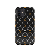 Yellowstone Y Pattern Tough Phone Case - iPhone