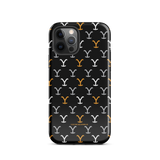 Yellowstone Y Pattern Tough Phone Case - iPhone