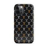 Yellowstone Y Pattern Tough Phone Case - iPhone