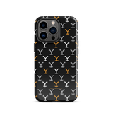 Yellowstone Y Pattern Tough Phone Case - iPhone