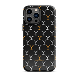 Yellowstone Y Pattern Tough Phone Case - iPhone