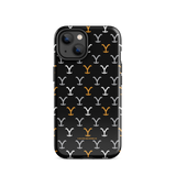 Yellowstone Y Pattern Tough Phone Case - iPhone