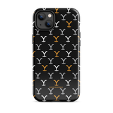 Yellowstone Y Pattern Tough Phone Case - iPhone