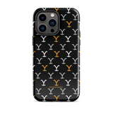 Yellowstone Y Pattern Tough Phone Case - iPhone