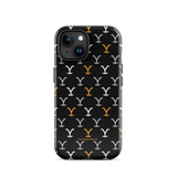 Yellowstone Y Pattern Tough Phone Case - iPhone