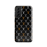 Yellowstone Y Pattern Tough Phone Case - Samsung