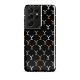 Yellowstone Y Pattern Tough Phone Case - Samsung