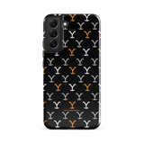 Yellowstone Y Pattern Tough Phone Case - Samsung