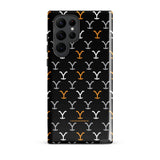 Yellowstone Y Pattern Tough Phone Case - Samsung