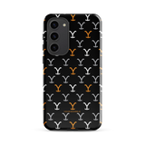 Yellowstone Y Pattern Tough Phone Case - Samsung