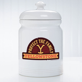 Yellowstone Protect the Family Pet Patch Treat Jar