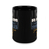 Yellowstone x Ram Your Ranch Your Rules Black Mug