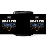 Yellowstone x Ram Your Ranch Your Rules Black Mug