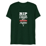 Yellowstone RIP Can Come Down My Chimney Any Time Unisex Tri-Blend T-Shirt