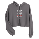 Yellowstone RIP Can Come Down My Chimney Any Time Women's Fleece Crop Hooded Sweatshirt