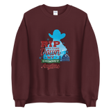 Yellowstone RIP Can Come Down My Chimney Any Time Silhouette Fleece Crewneck Sweatshirt