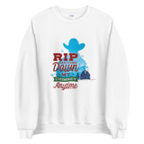 Yellowstone RIP Can Come Down My Chimney Any Time Silhouette Fleece Crewneck Sweatshirt