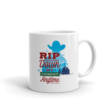 Yellowstone Rip Can Come Down My Chimney Anytime Silhouette White Mug