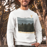 Yellowstone Scenery Fleece Crewneck Sweatshirt