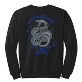 Yellowstone Snake Beth Dutton On You Fleece Crewneck Sweatshirt