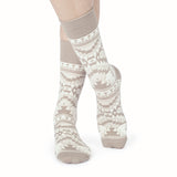 Yellowstone White Aztec Logo Socks