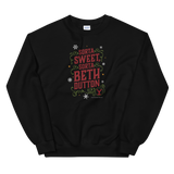 Yellowstone Sorta Sweet Sorta Beth Dutton Holiday Fleece Crewneck Sweatshirt