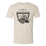 Yellowstone Taking You to the Train Station Adult Short Sleeve T-Shirt