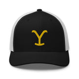 Yellowstone Y Logo Retro Trucker Hat