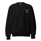 Yellowstone Dutton Ranch Y Logo Embroidered Sweatshirt