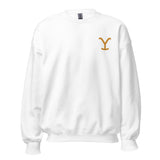 Yellowstone Dutton Ranch Y Logo Embroidered Sweatshirt