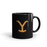 Yellowstone Your Girlfriend Keeps Looking At Me Black Mug