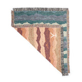 Yellowstone Mountains Woven Blanket