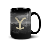 Yellowstone Taking You to the Train Station Black Mug