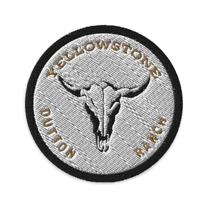 Yellowstone Skull Embroidered Patch