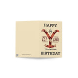 Yellowstone Est. 1886 Birthday Card