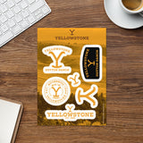 Yellowstone Logo Sticker Sheet